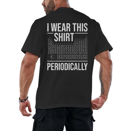 I Wear This Shirt Periodically Chemistry Science Teacher For Men Women Girls Kids Men's Back Print T-Shirt - teacherstshirts.com AU