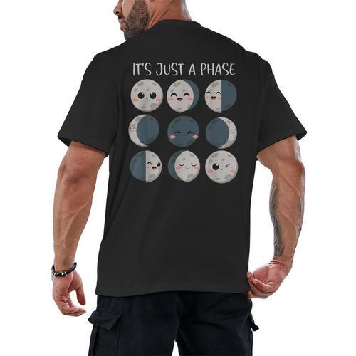 Women Science Teacher Moon Phases Scientist Back To School Men's Back Print T-Shirt - teacherstshirts.com