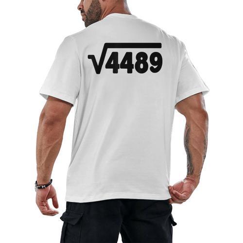 67 Meme Square Root 4489 Six Seven Slang Math Teacher Men's Back Print T-Shirt - teacherstshirts.com AU