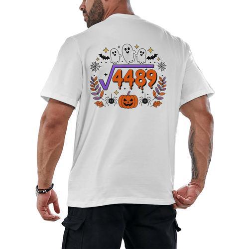 67 Meme Square Root 4489 Teen Six Seven Slang Math Teacher Men's Back Print T-Shirt - teacherstshirts.com
