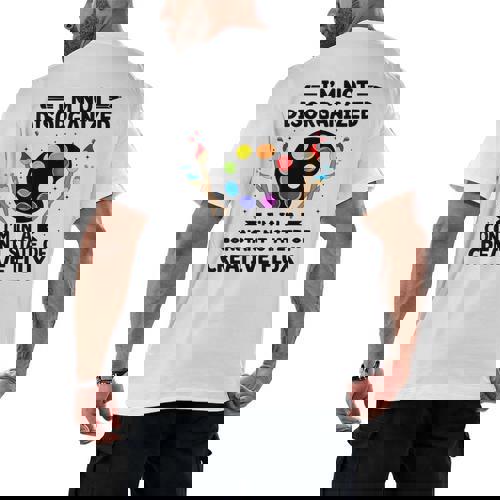 Art Teacher School Teacher Art Teachers School Men&#x27;s Back Print T-Shirt - teacherstshirts.com