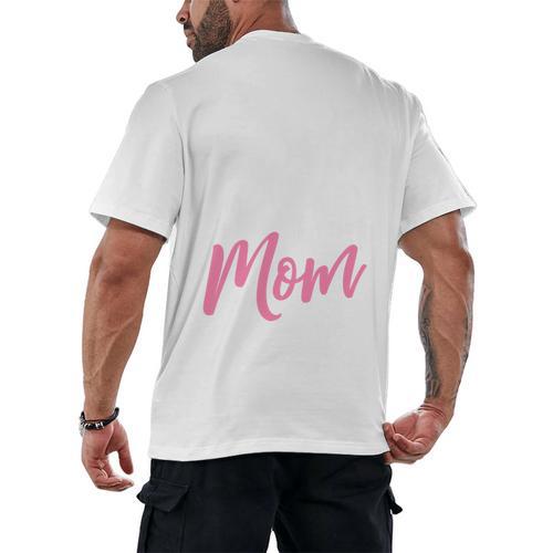 Boston Terrier Mom Boston Terrier Mom Men's Back Print T-Shirt - Bostonterriersmerch.com
