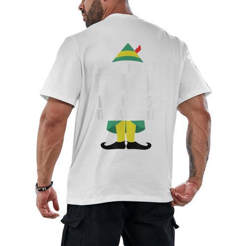 Duble2t I Just Like To Teach Teachings My Favorite Elf Teacher -Adults & -Kids Red Short Sleeve Men's Back Print T-Shirt - teacherstshirts.com UK
