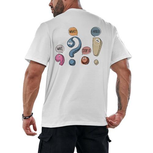 Grammar Teacher Punctuation For English Teacher Men Women Men's Back Print T-Shirt - teacherstshirts.com UK