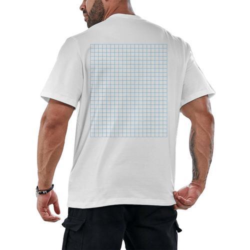 Graph Paper Engineer Architecture Math Teacher Costume Men's Back Print T-Shirt - teacherstshirts.com UK
