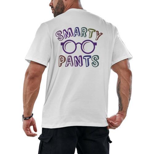 Little Mr Miss SMARTY PANTS Graduation Alumni Teacher Men's Back Print T-Shirt - teacherstshirts.com UK