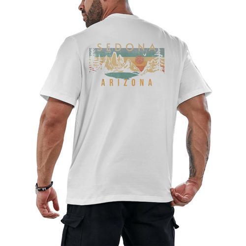 Sedona Men's Back Print T-Shirt - Bostonterriersmerch.com