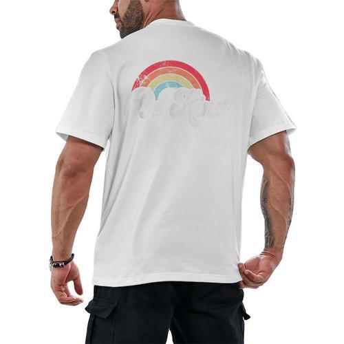 Unity Day Orange Teacher Kindness Antibulliyng Be Kind Men's Back Print T-Shirt - teacherstshirts.com CA