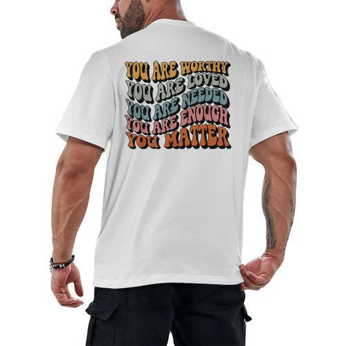 Unity Day Tee Orange Women Teacher You Matter Orange Be Kind Men's Back Print T-Shirt - teacherstshirts.com DE