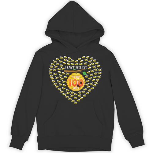 100 Days Of School Bee Hive Tree Hearts Teachers Student Kid Unisex Hoodie - teacherstshirts.com AU