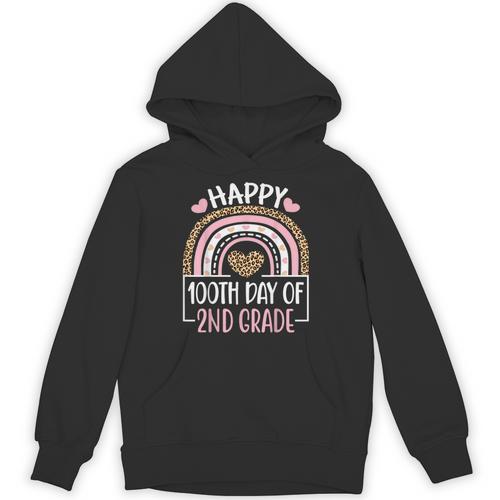 100th Day Of 2nd Grade 100 Days Of School Teacher Unisex Hoodie - teacherstshirts.com DE