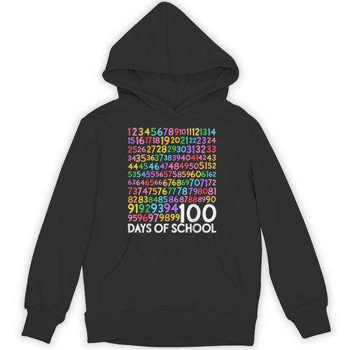 100th Day Of School Teacher Kids 100 Days Math Numbers Unisex Hoodie - teacherstshirts.com DE