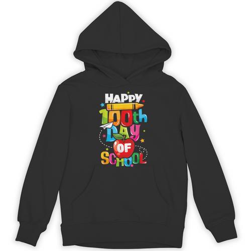 100th Day Of School Teachers Kids Child Happy 100 Days Unisex Hoodie - teacherstshirts.com