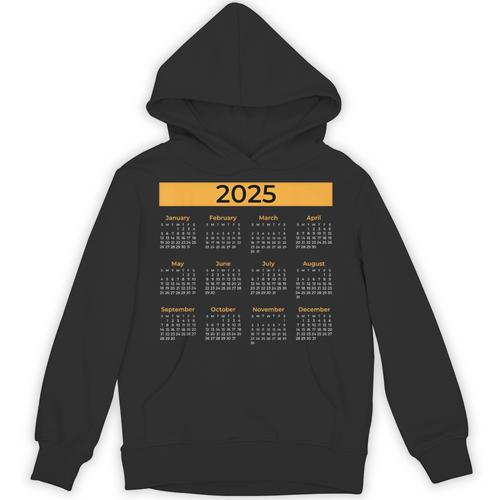 2025 Calendar For Planners Teachers Offices Months Unisex Hoodie - teacherstshirts.com AU
