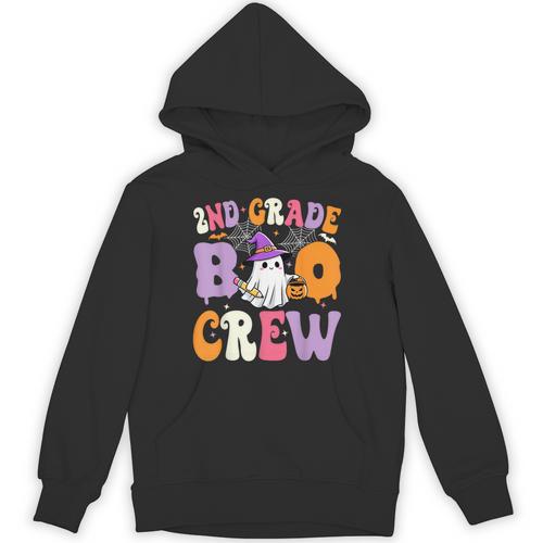 2nd Grade Boo Crew Spooky Second Grade Halloween Teacher Unisex Hoodie - teacherstshirts.com AU