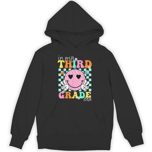 In My 3rd Grade Era Back To School Smile Face Teacher Kid Unisex Hoodie - teacherstshirts.com UK