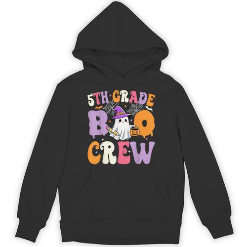 5th Grade Boo Crew Spooky Fifth Grade Halloween Teacher Unisex Hoodie - teacherstshirts.com AU