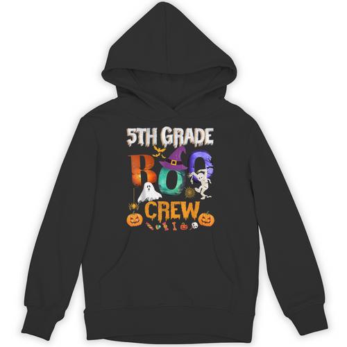 5th Grade Boo Crew Teacher Student Halloween Costume For Men Women Kids Unisex Hoodie - teacherstshirts.com CA