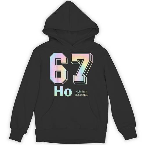 67 Ho Holmium Science Teacher Elements Table Six Seven Meme Unisex Hoodie - teacherstshirts.com