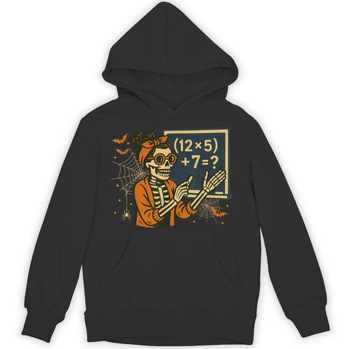 67 Teacher Halloween Skeleton Six Seven Meme Math Unisex Hoodie - teacherstshirts.com AU