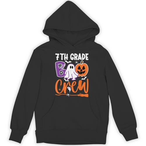 7th Grade Boo Crew Teacher Student Halloween Costume Unisex Hoodie - teacherstshirts.com DE