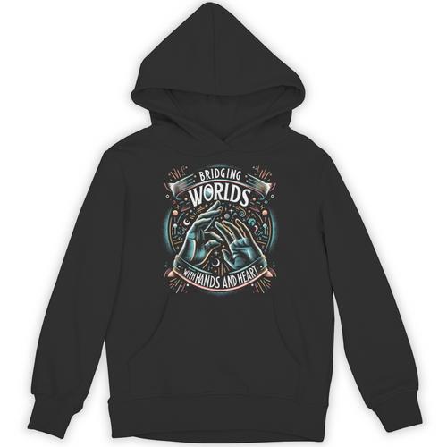 ASL Interpreter Deaf ASL Teacher American Sign Language Unisex Hoodie - teacherstshirts.com UK