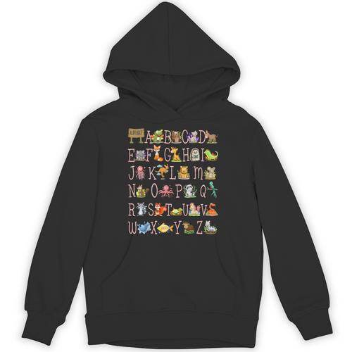 Back To School Kindergarten Teacher ABCs Animals Alphabet Unisex Hoodie - teacherstshirts.com
