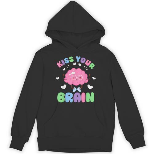 Back To School Kiss Your Brain Cute Teacher Appreciation Unisex Hoodie - teacherstshirts.com UK