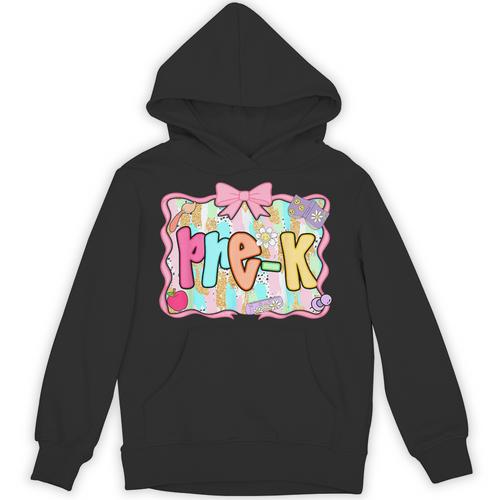 Back To School Pre-K Preppy Teacher Girl Unisex Hoodie - teacherstshirts.com AU