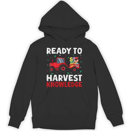 Back To School Teacher Farming Tractor Farmer Kids 100th Day Unisex Hoodie - teacherstshirts.com AU