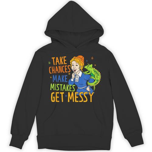 Beauty Teacher Take Chances Make Mistakes Get Messy Unisex Hoodie - teacherstshirts.com UK