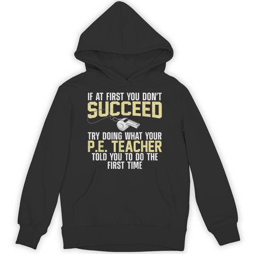 Best PE Teacher Art For Men Women Physical Education Teacher Unisex Hoodie - teacherstshirts.com DE