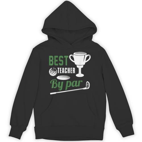 Best Teacher By Par Golf Golfer Unisex Hoodie - teacherstshirts.com AU