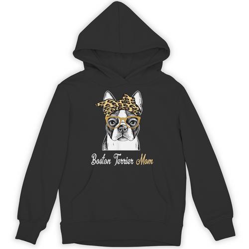 Birthday And Mother's Day -Boston Terrier Mom Unisex Hoodie - Bostonterriersmerch.com