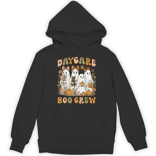 Boo Crew Daycare Teacher Matching Halloween Costume Ghost Unisex Hoodie - teacherstshirts.com UK