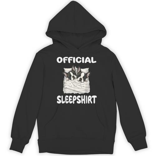 Boston Terrier Dog Official Sleepshirt Pajamas Nightgown For Men Women Girls Kids Unisex Hoodie - Bostonterriersmerch.com DE