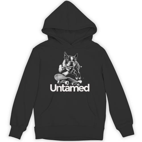 Boston Terrier Dog Untamed For Men Women Unisex Hoodie - Bostonterriersmerch.com DE