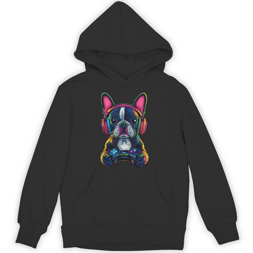 Boston Terrier Lovers Gaming Headphones Boston Terrier Unisex Hoodie - Bostonterriersmerch.com CA