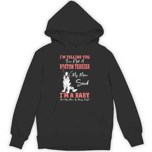 Boston Terrier Mom American Gentleman Dog Lover Mother's Day Unisex Hoodie - Bostonterriersmerch.com
