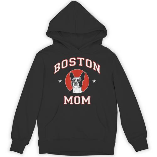 Boston Terrier Mom Dog Mother Unisex Hoodie - Bostonterriersmerch.com