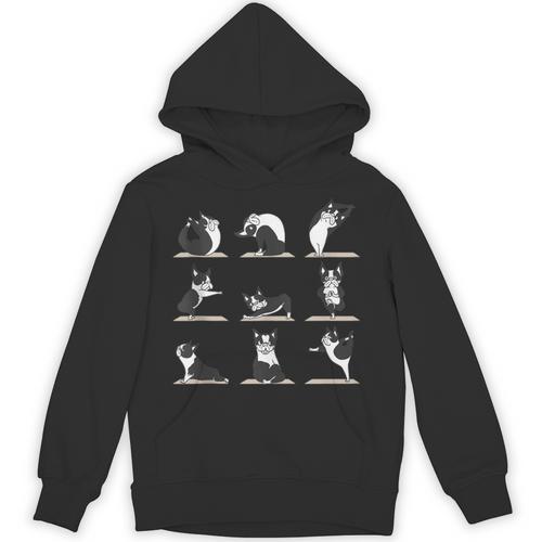 Boston Terriers Yoga Unisex Hoodie - Bostonterriersmerch.com DE
