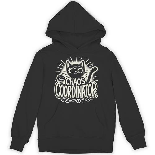 Cat Chaos Coordinator For Women Mom Halloween Teacher Unisex Hoodie - teacherstshirts.com AU