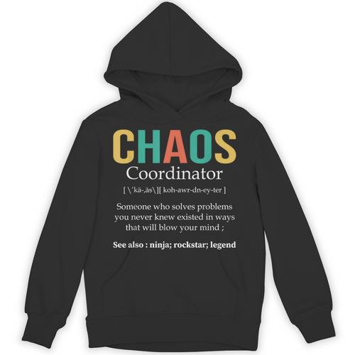 Chaos Coordinator Teacher Coworker Boss Appreciation Unisex Hoodie - teacherstshirts.com