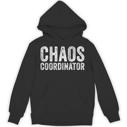 Chaos Coordinator Teacher Mom Dad Parents Vintage Unisex Hoodie - teacherstshirts.com UK