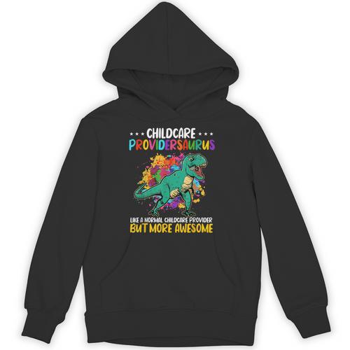 Childcare Providersaurus Daycare Teachers Unisex Hoodie - teacherstshirts.com AU