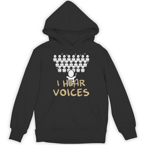 Choir Teacher Shirt I Hear Voices Chorister Tee Unisex Hoodie - teacherstshirts.com UK
