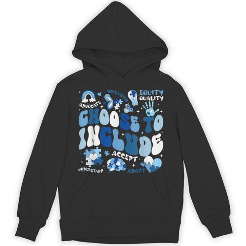 Choose To Include Inclusion Matters Autism Awareness Teacher Unisex Hoodie - teacherstshirts.com DE