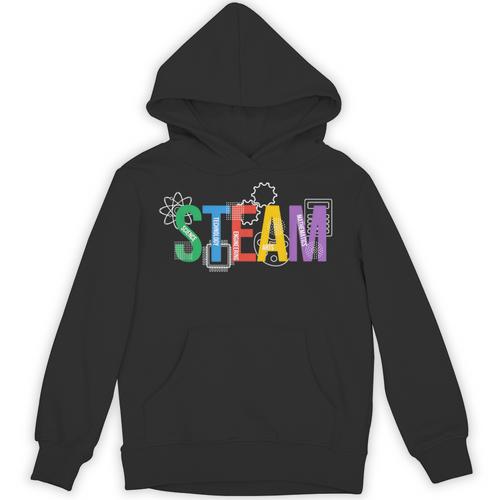 Colorful Steam Letters For Steam Program Teacher And Student Unisex Hoodie - teacherstshirts.com UK