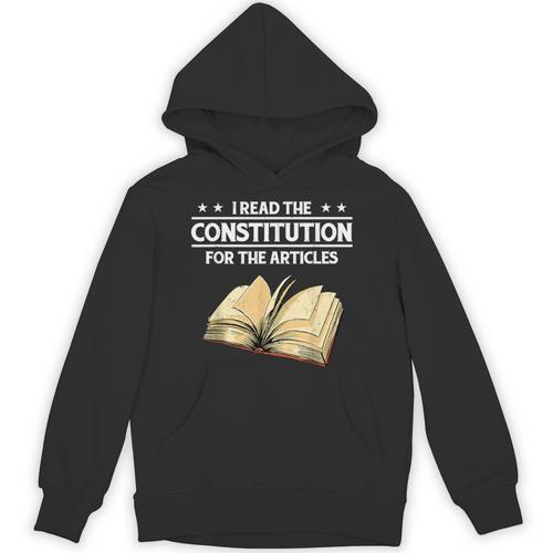 Cool History Teacher Read The Constitution For The Articles Unisex Hoodie - teacherstshirts.com AU