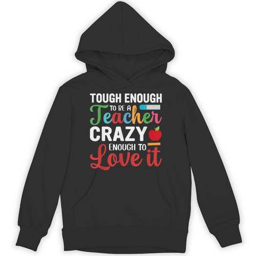 Crazy Teacher Men Women School Teachers Unisex Hoodie - teacherstshirts.com CA